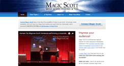 Desktop Screenshot of magicscott.com