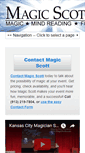 Mobile Screenshot of magicscott.com